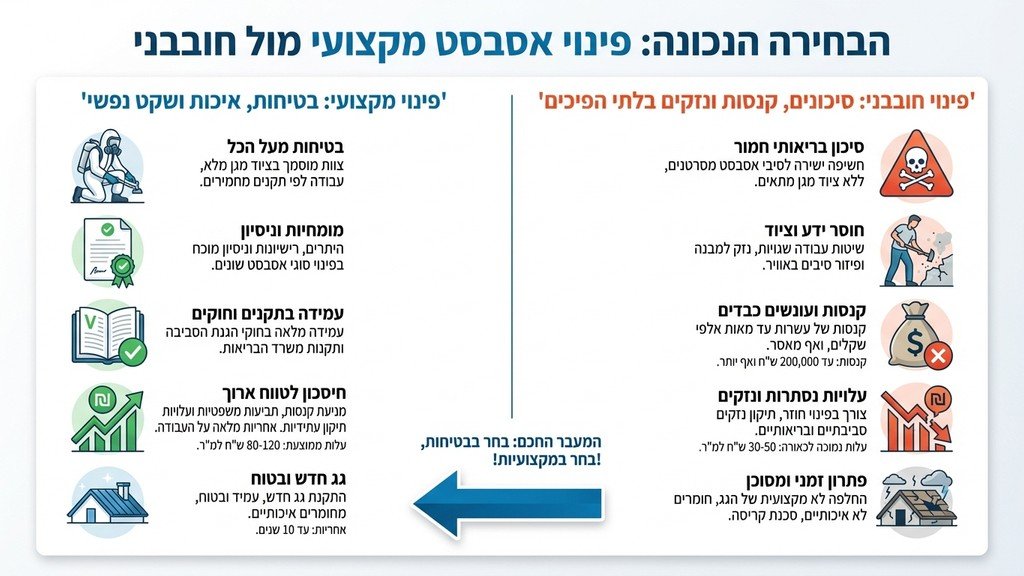 נוצר על ידי מודל בינה מלאכותית Gemini Pro עובד פינוי אסבסט בחליפת מגן מלאה